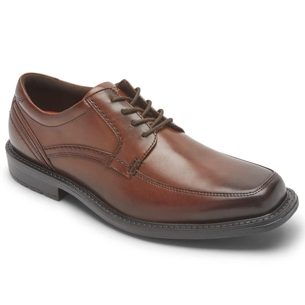 Rockport Lace Up For Mens Brown - Style Leader 2 Apron Toe - DN0594732